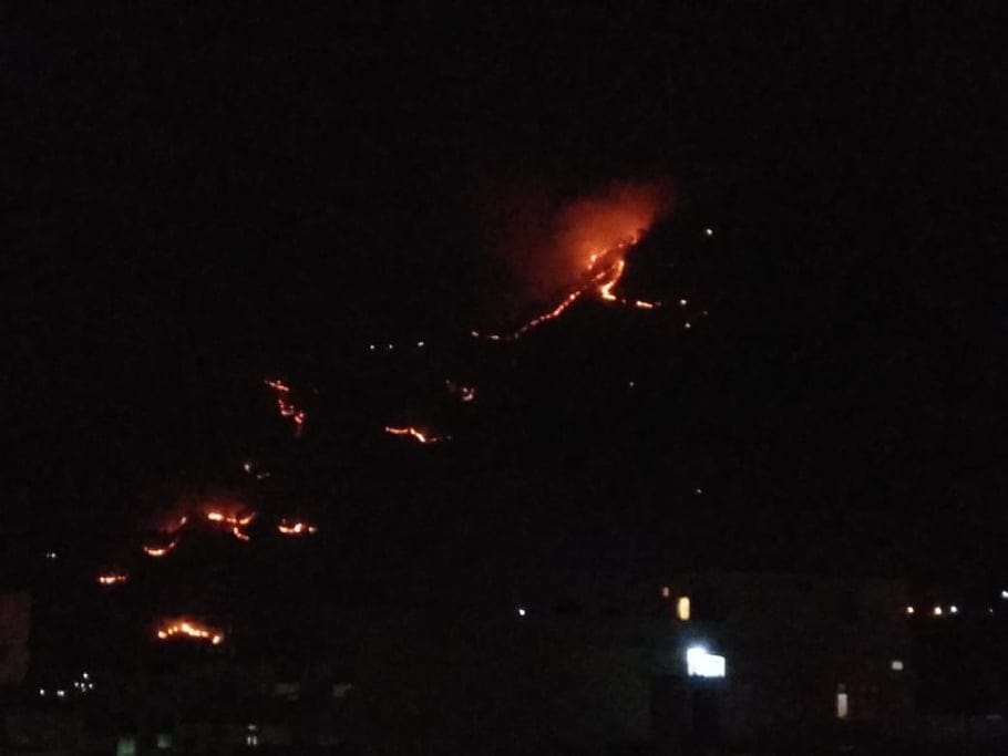 Wildfire in uttarakhand now affecting to colony in many places