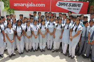 students press visit in amar ujala