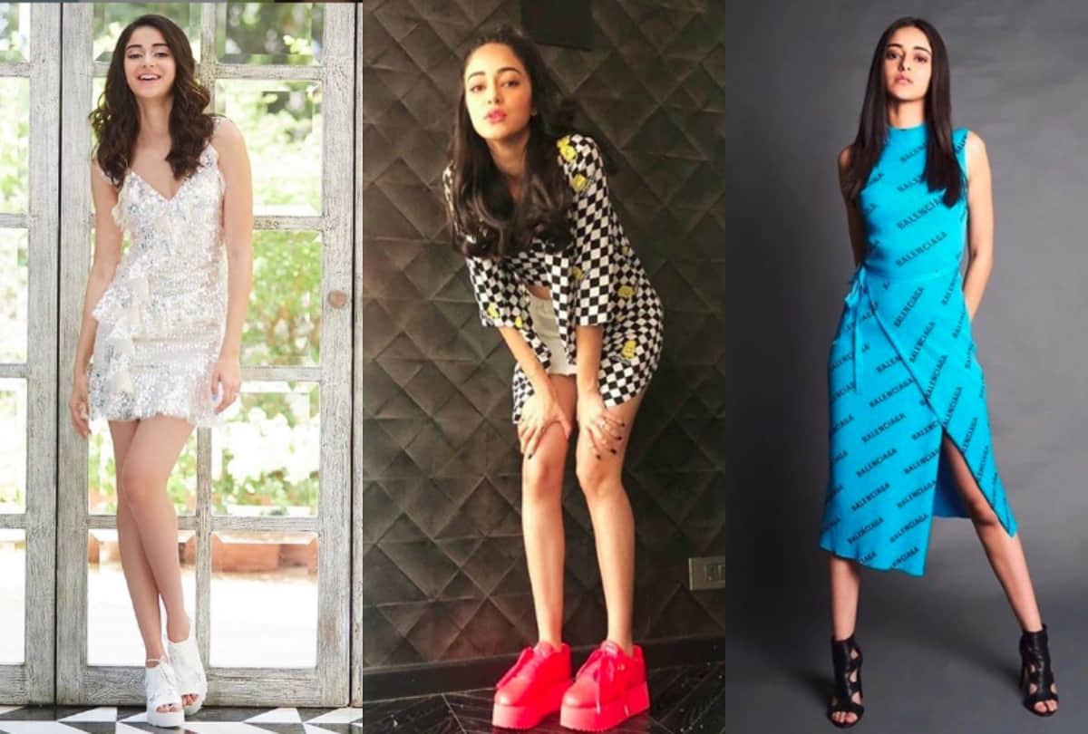 ananya pandey stylish looks during student of the year 2 film promotion