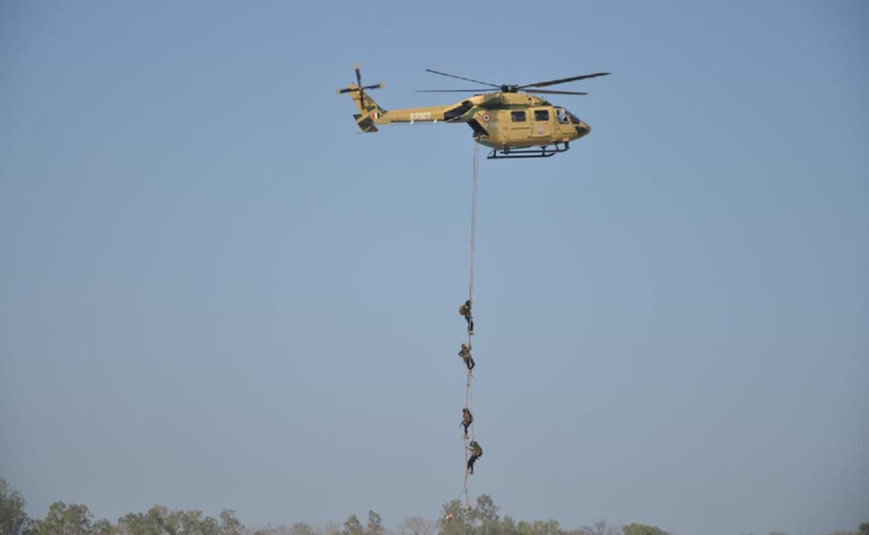28 Combat Helicopter Pilots graduated from Combat Army Aviation Training School Nashik Maharashtra