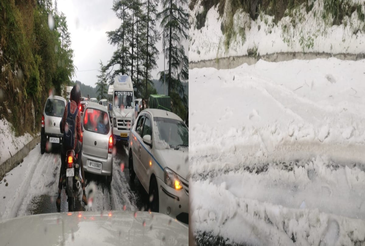 heavy hail storm and storm recorded in himachal