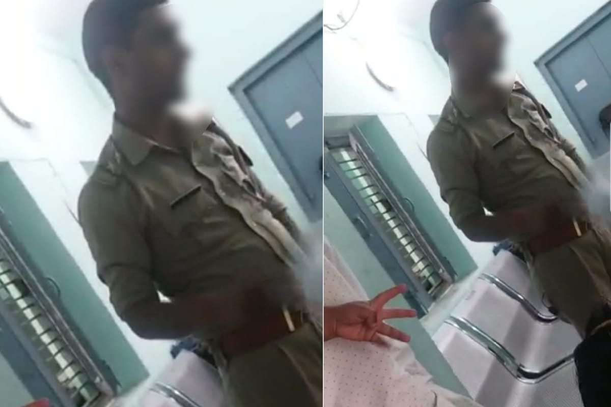 inspector obscene communication with victim in Meerut Video viral