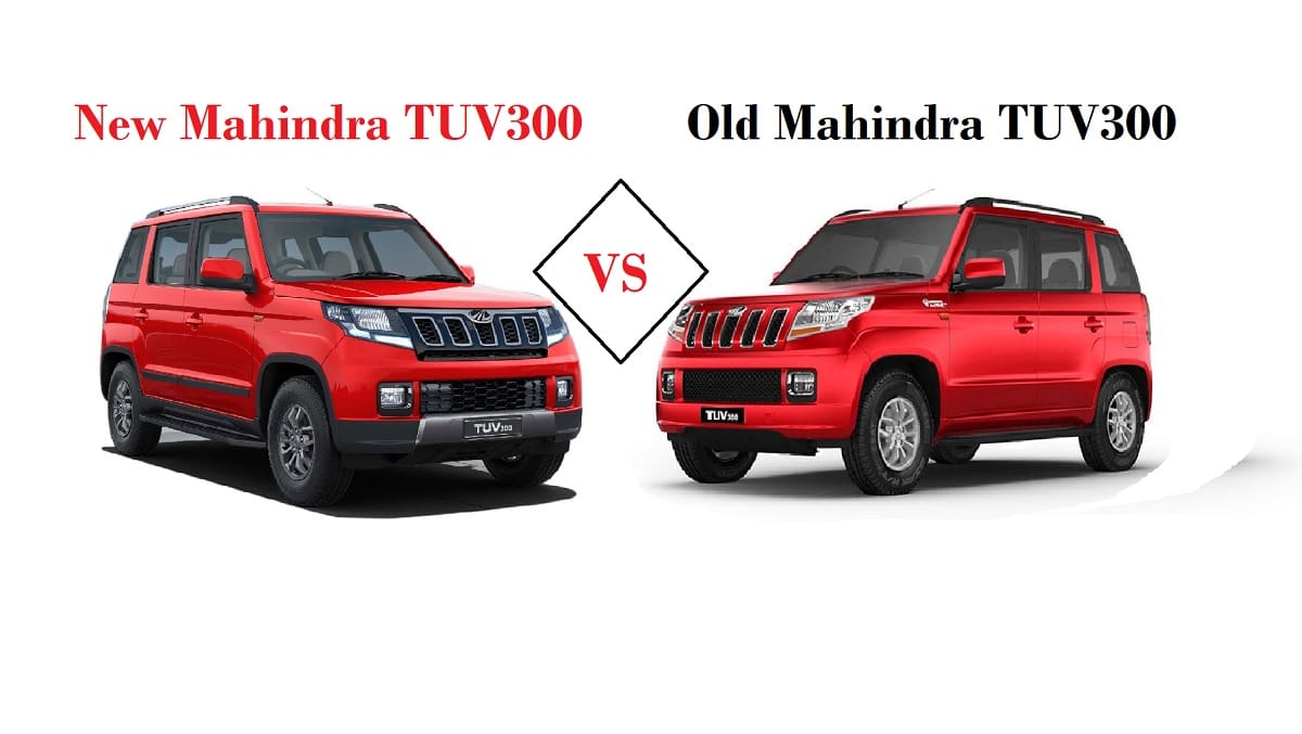 new Mahindra TUV300 vs Old TUV300, 2019 facelift launched, know the changes and features