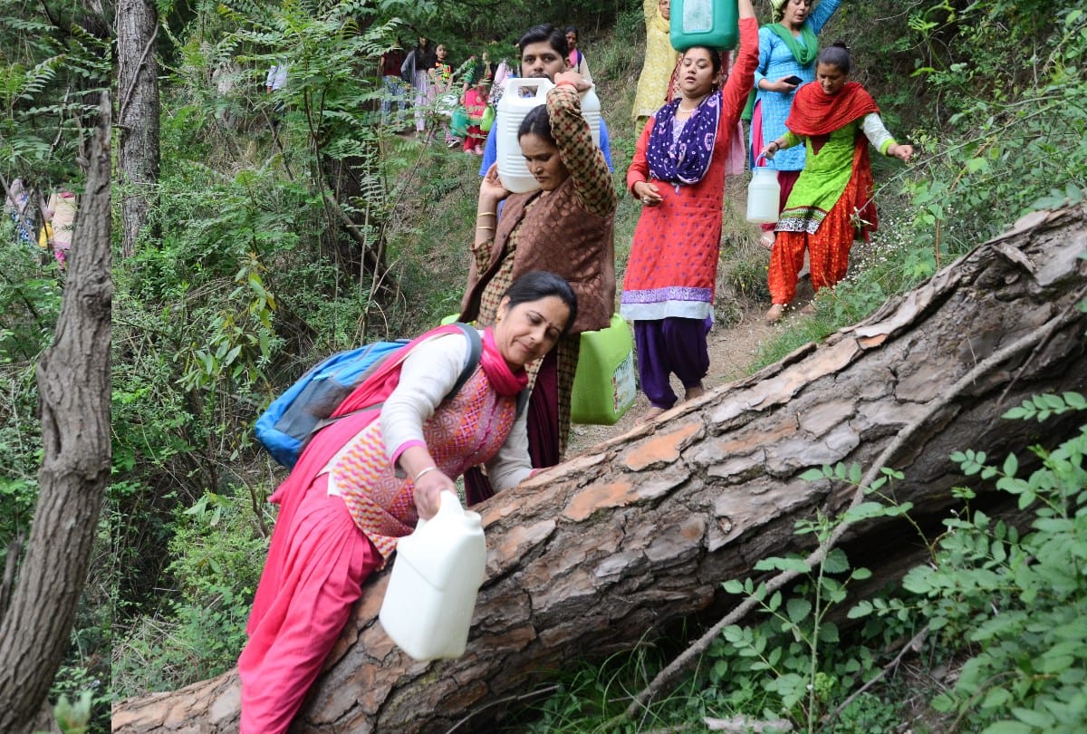 water crisis in shimla Kelti Area
