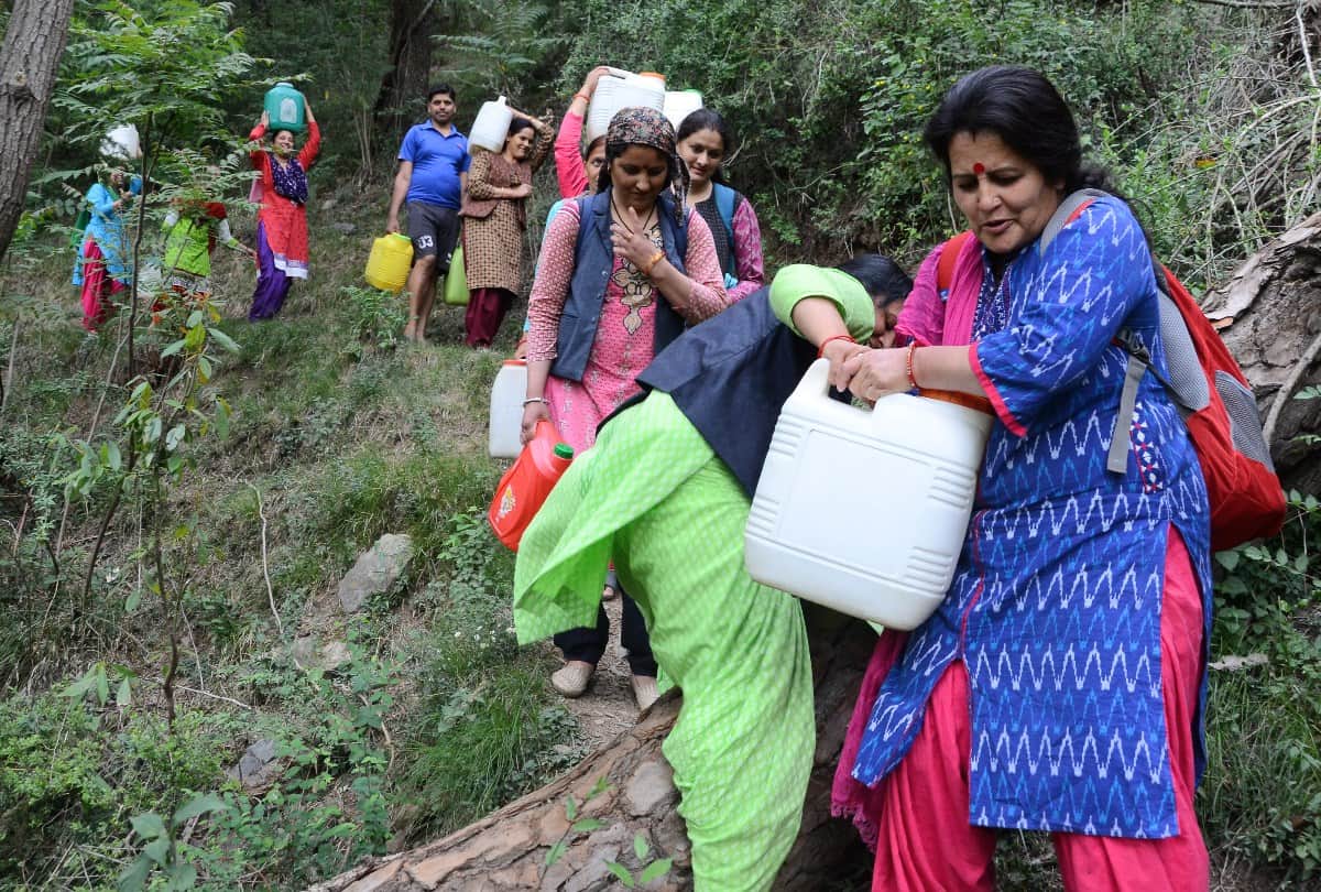 water crisis in shimla Kelti Area