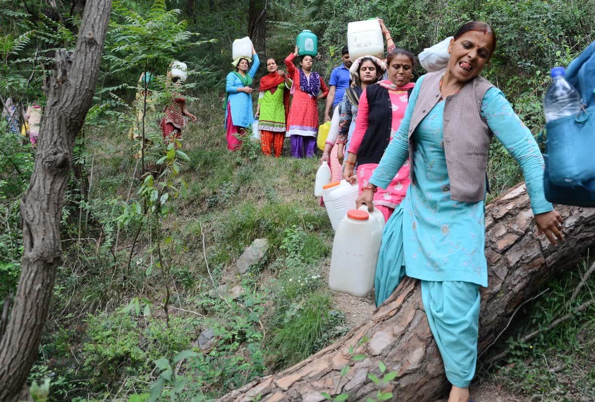 water crisis in shimla Kelti Area