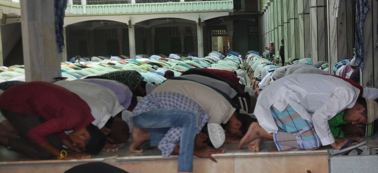 Namajee on the first jumme of Ramadan in mau