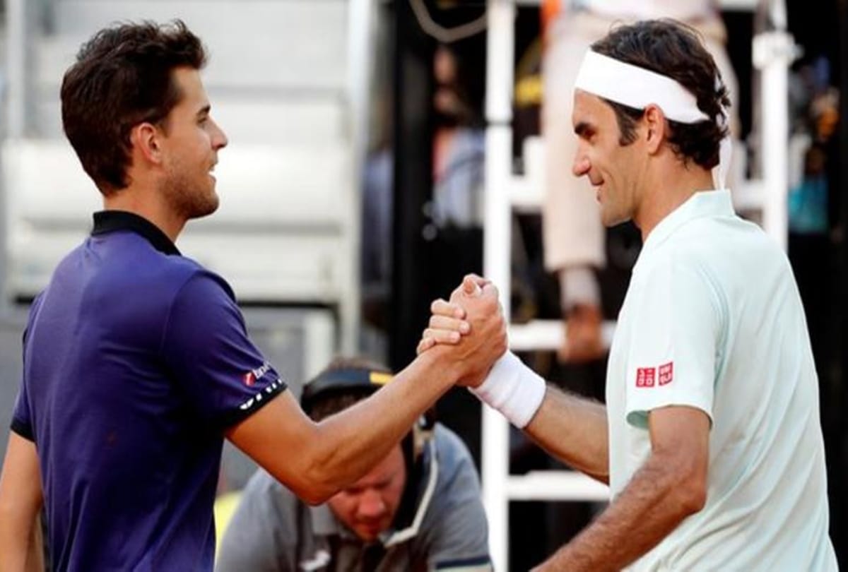 Madrid Open: Dominic Thiem beats Roger Federer to set up Novak Djokovic in final