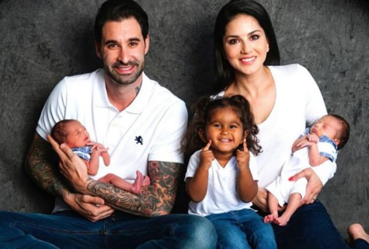 mothers day special sunny leone and her three children