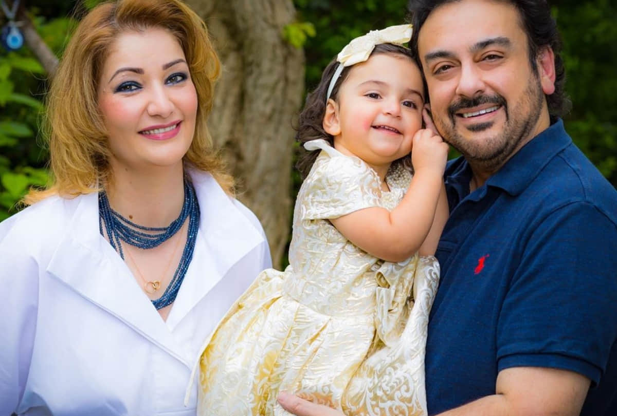 adnan sami gifts expensive stroller on her second birthday