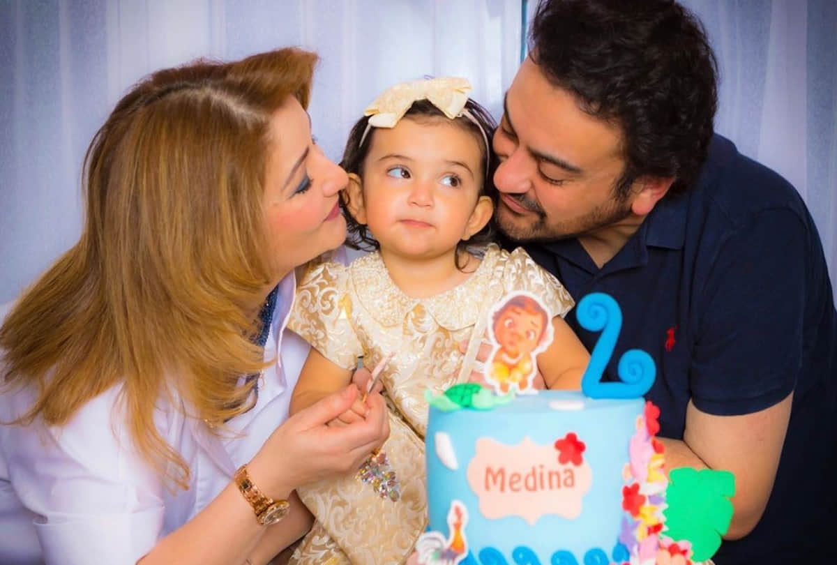 adnan sami gifts expensive stroller on her second birthday