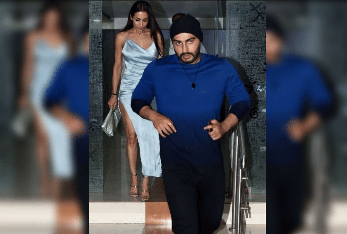 arjun kapoor and malaika arora spot saturday night party