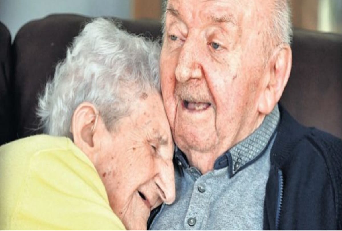 mothers day special 100 year old mother and 82 year old son