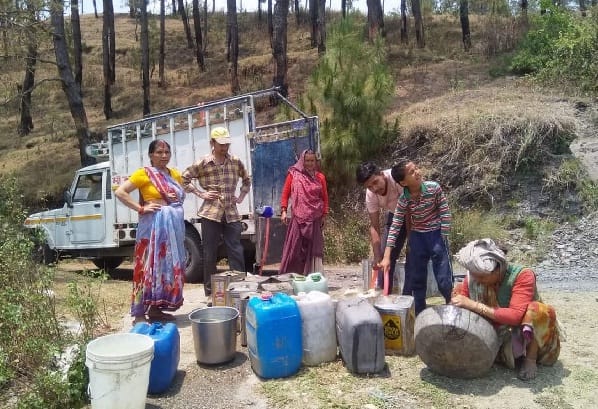 Water from city to village to water