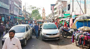 jam in lalitpur market, big ishhue