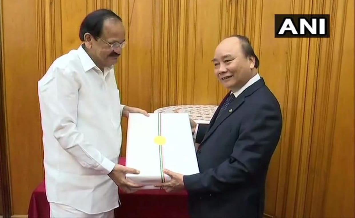 Consensus on strengthening Indo-Vietnam relations vp to address un vaishakh day today 