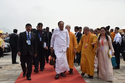 Vice President of India Venkaiah Naidu addressed 16th United Nation's Vesak day in Vietnam
