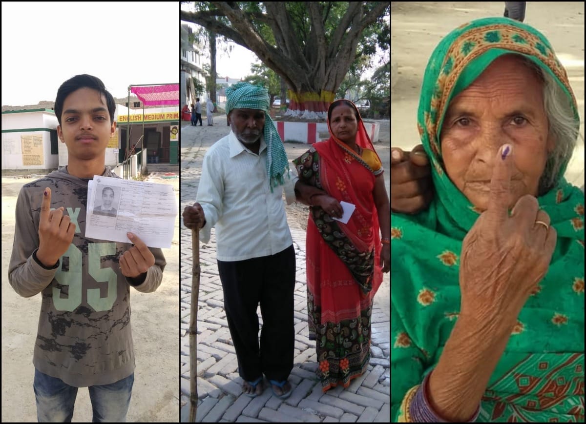 Lok Sabha Elections 2019 6th Phase Voting In Azamgarh Bhadohi Jaunpur photos of voter