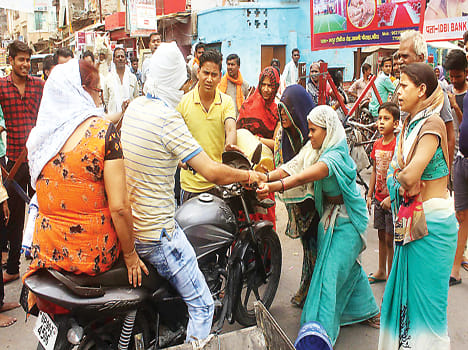 Rebellion for water, jam on two squares