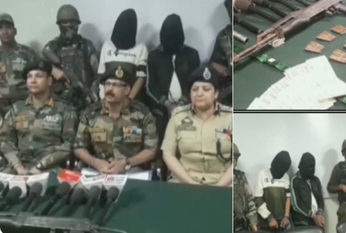 Security forces apprehend two suspected terrorist in village Harah of Gool Tehsil Udhampur