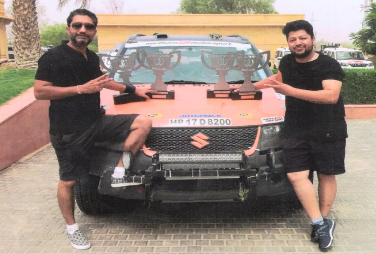 Ajayveer Gill won North Mountain Motor Sport Desert Storm Car Rally