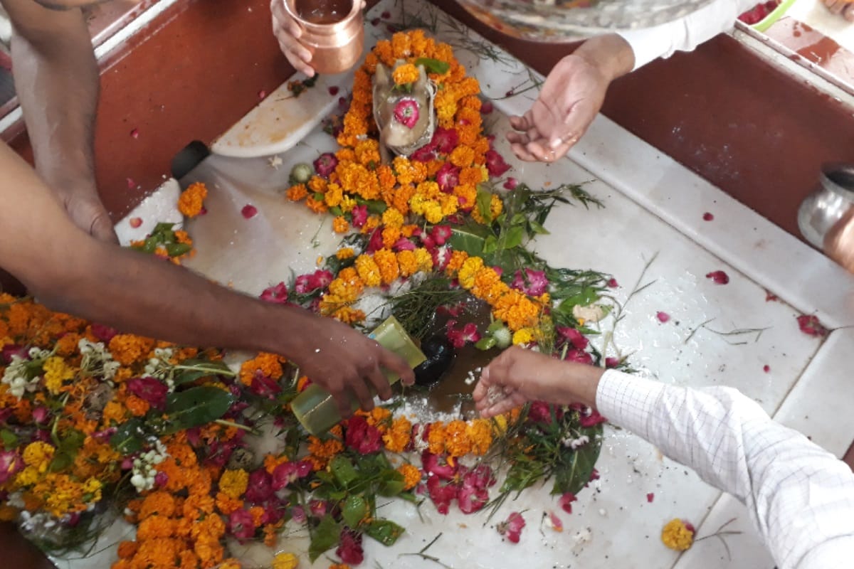 Augharnath temple in Meerut Shivling size is decreasing continuously