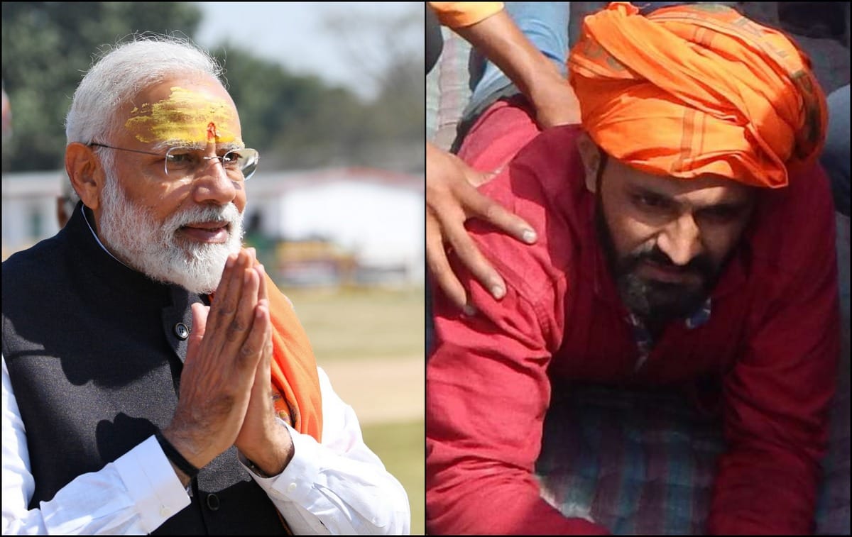 Lok Sabha Elections 2019 man pray for narendra modi in ballia