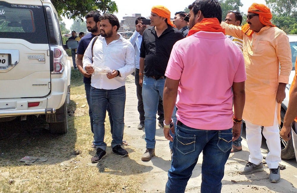 a voter beaten