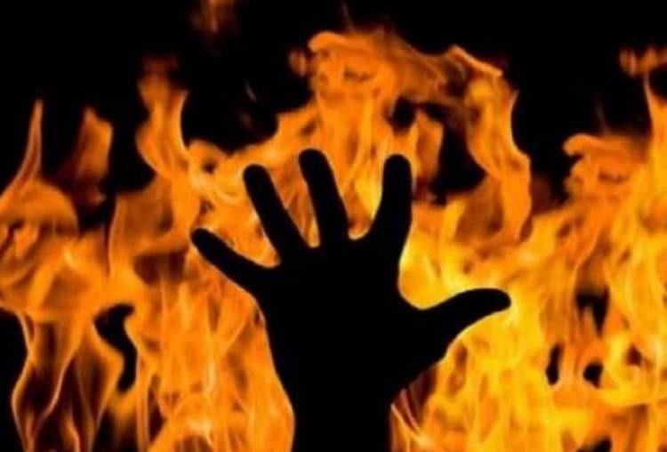 police arrested a minor girl for burning a man alive
