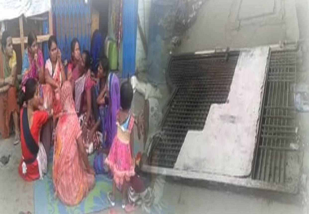 gate fell over innocent child and he lost his life