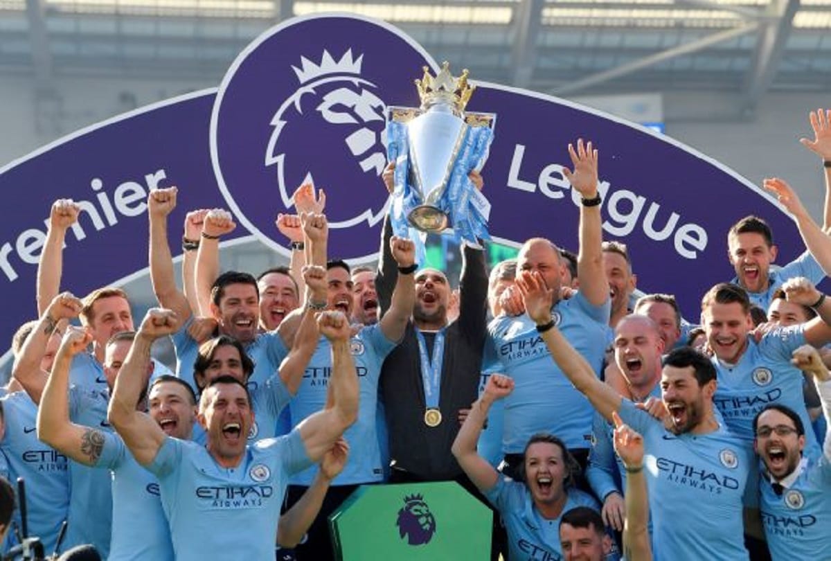 Manchester City won their premier league title for second time