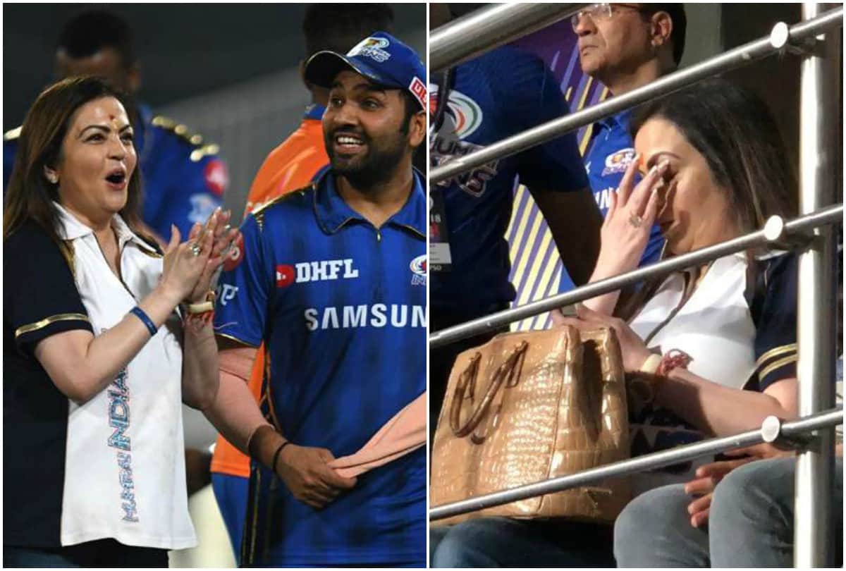 IPL finale 2019 match Nita Ambani looked doing chanting mantra video viral