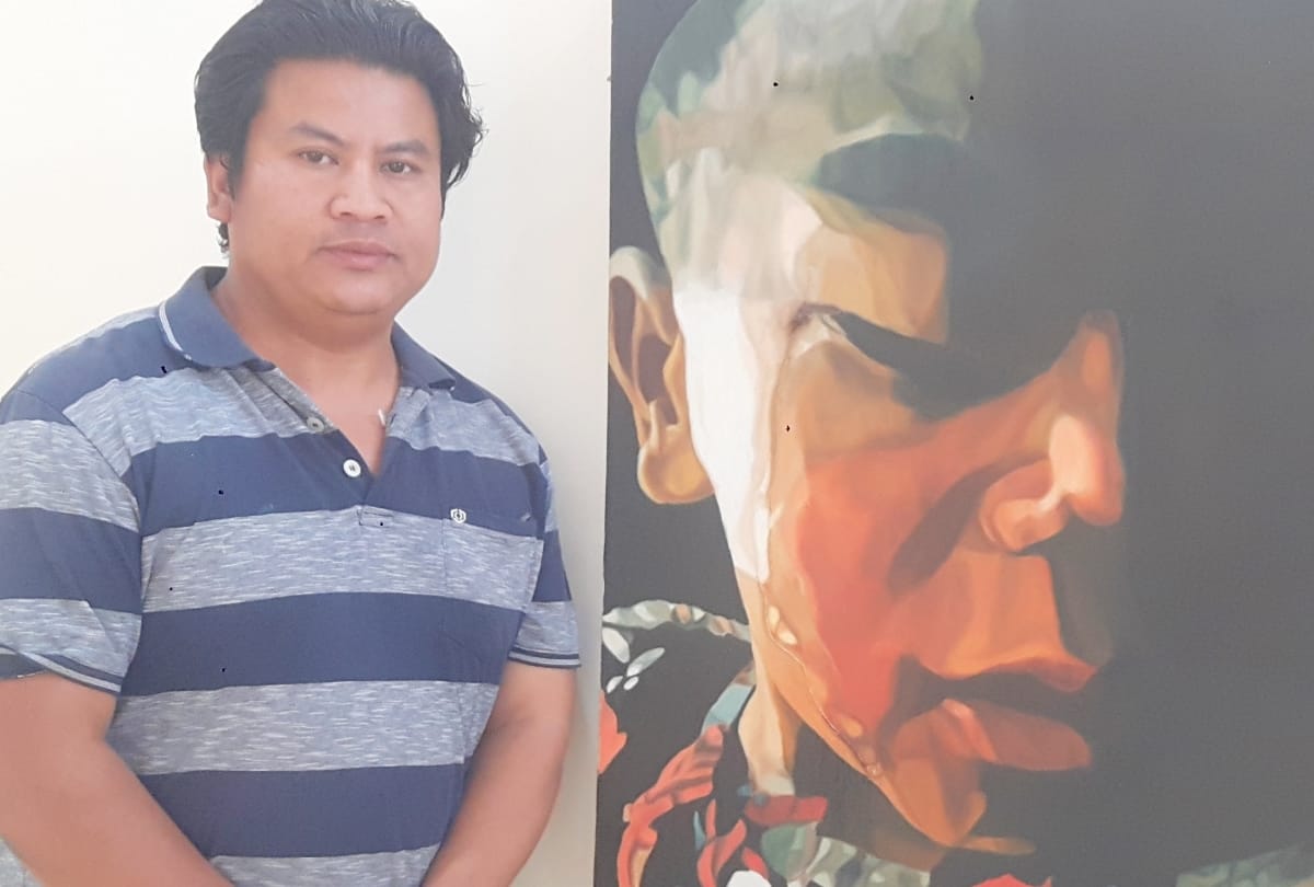 paintings that crying in Limca book of record  dharamshala Himachal Pradesh