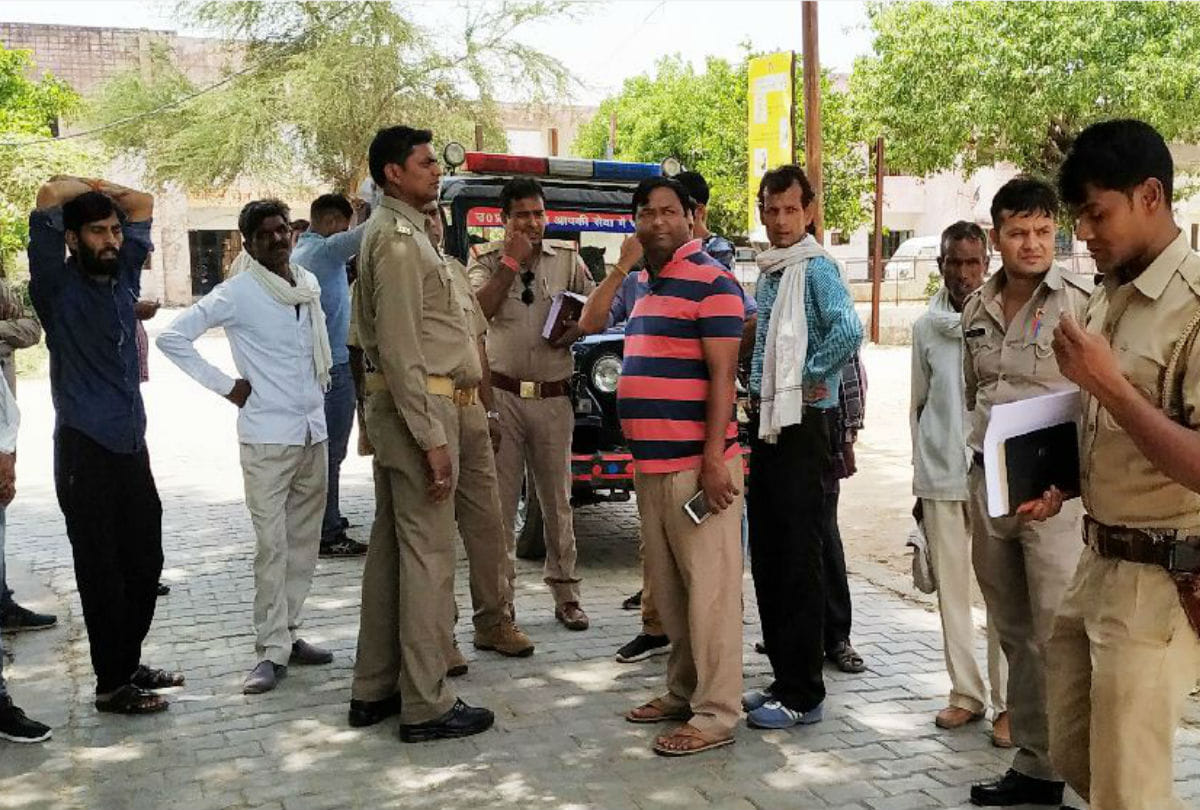 father and son died in accident due to cows on road bah state highway