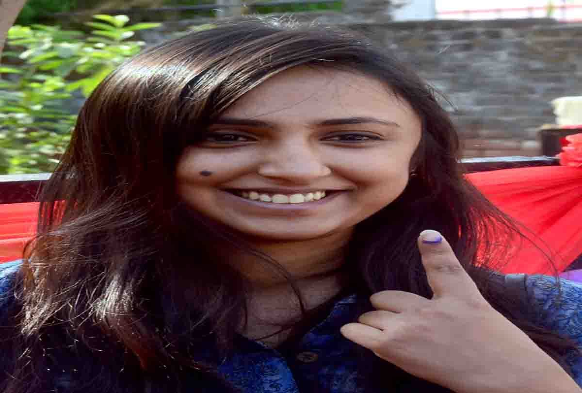 First voter enjoyed more after casting their vote.