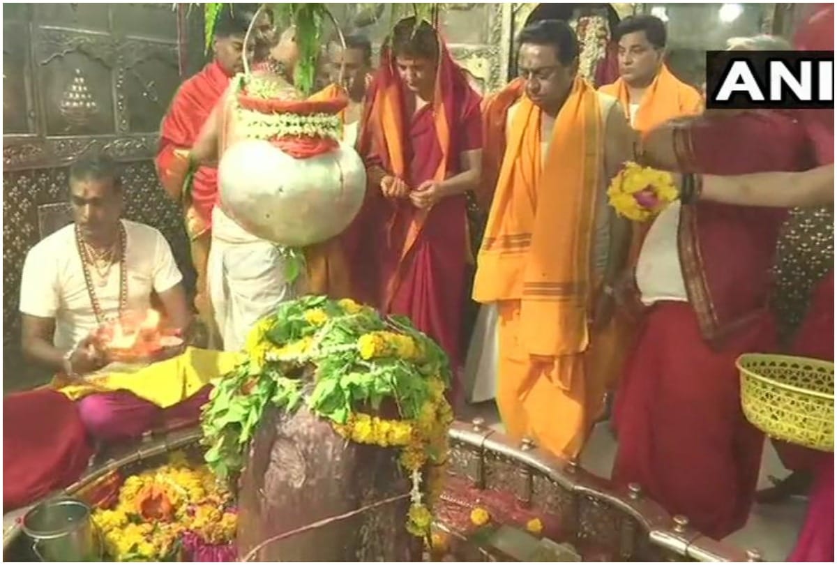 Lok Sabha Chunav 2019: Priyanka Gandhi Vadra visits Mahakal temple in Ujjain Shivraj reacts