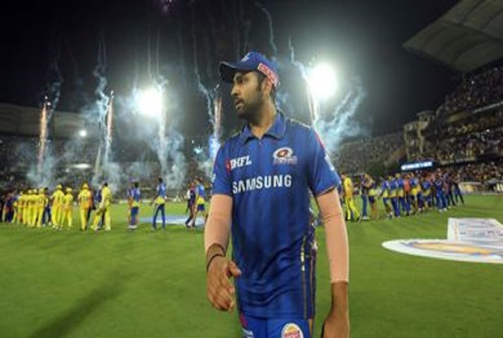 ipl 2019 mi vs csk final : mumbai indians captain rohit sharma gets emotional