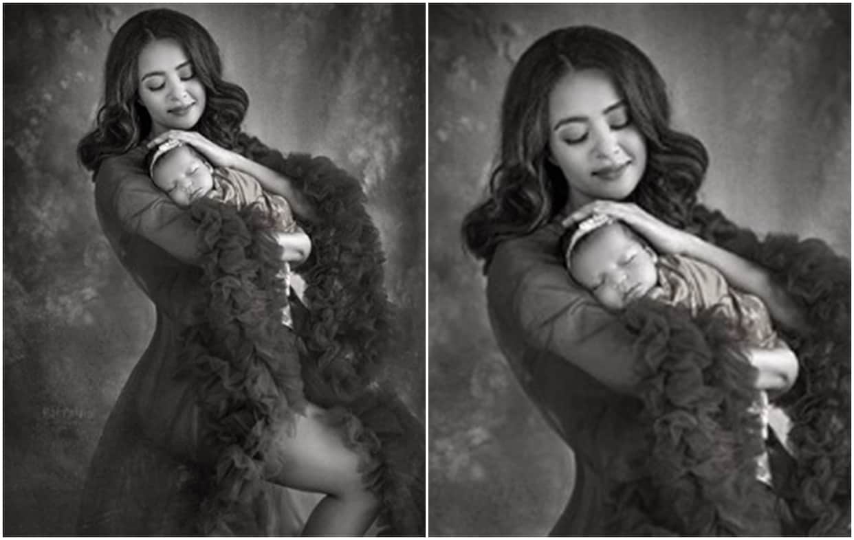 surveen chawla said how she deal postpartum depression