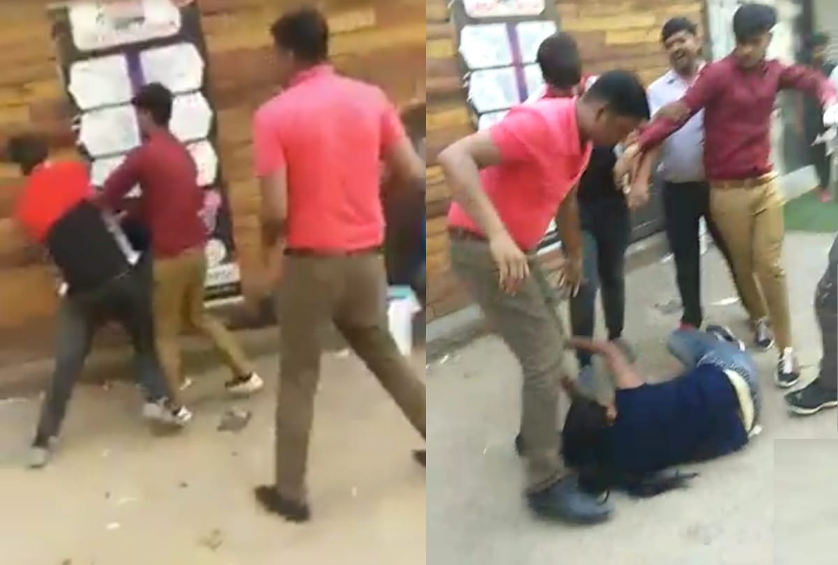greater noida video goes viral three goons beating a woman on road mercilessly read full story