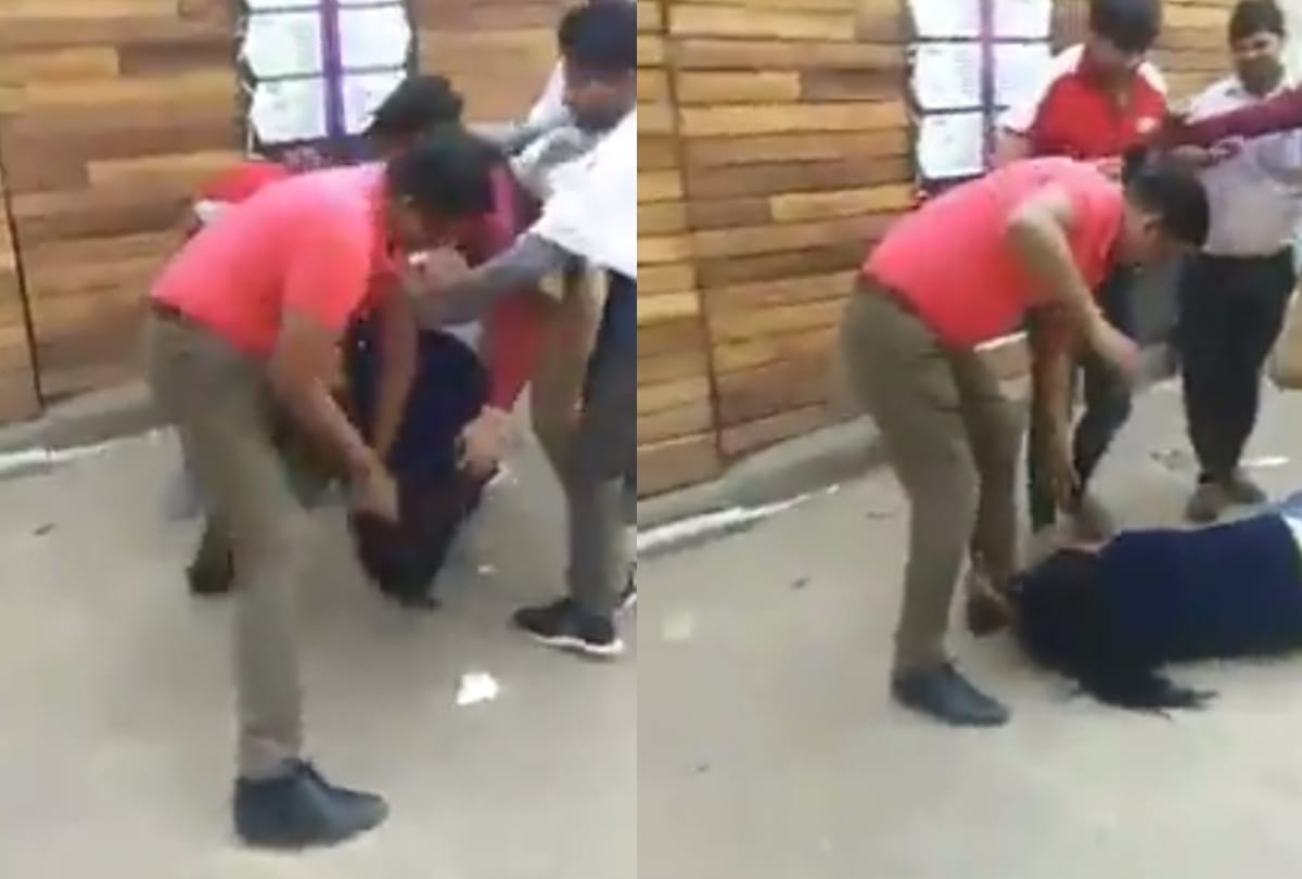 greater noida video goes viral three goons beating a woman on road mercilessly read full story