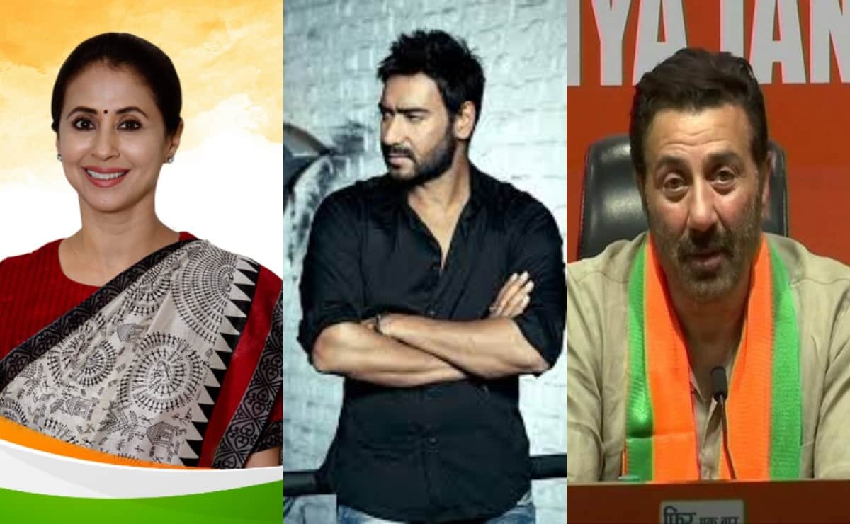 Ajay Devgn reaction on sunny Deol and Urmila Matondkar to join politics