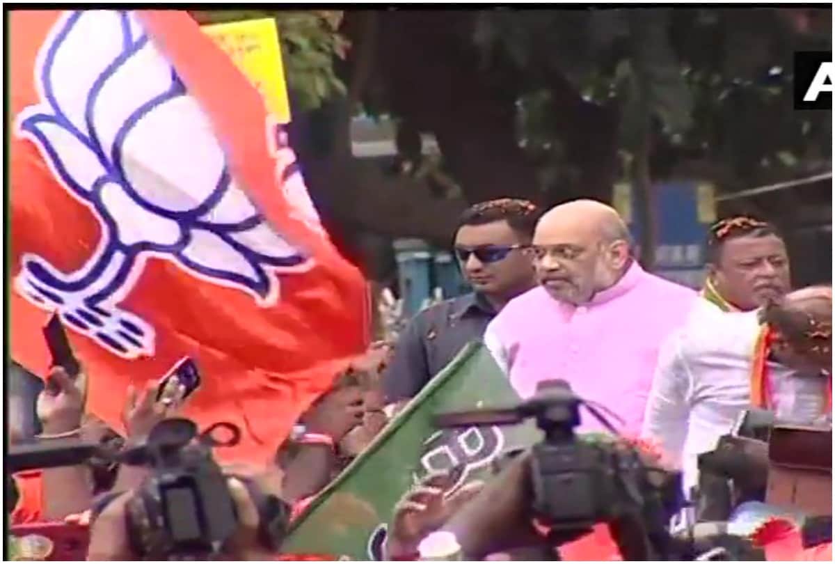 Lok Sabha Chunav 2019 BJP President Amit Shah roadshow in West Bengal