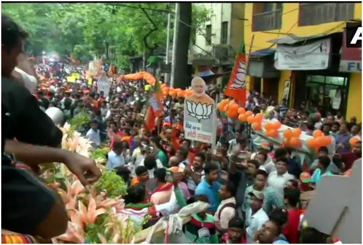 Lok Sabha Chunav 2019 BJP President Amit Shah roadshow in West Bengal