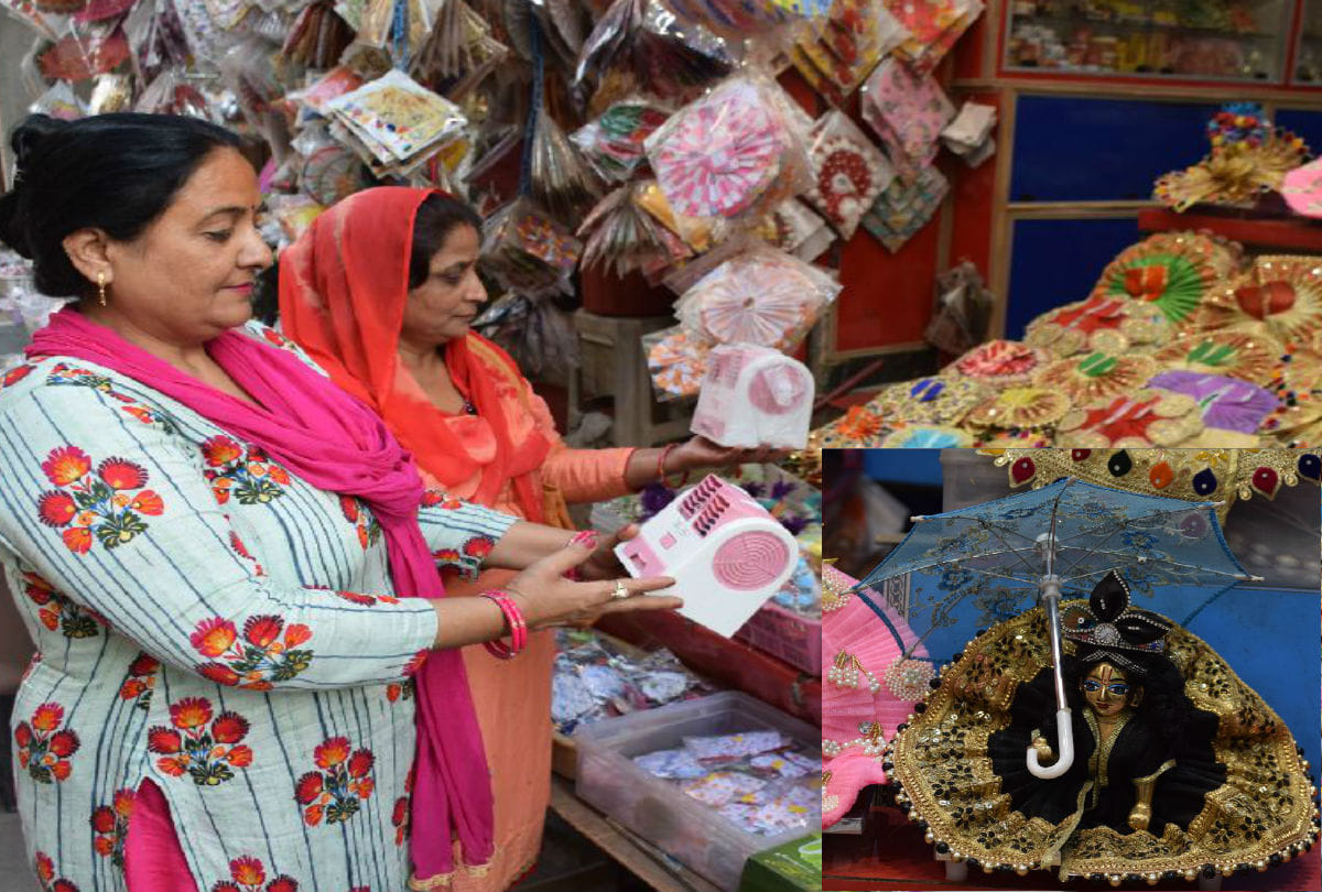 Banke bihari devotee buy cooler fan for summer in mathura