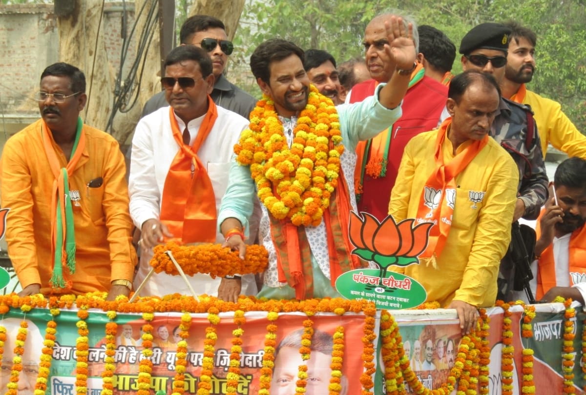lok sabha election 2019 Dinesh lal yadav nirahua visit maharajganj for election