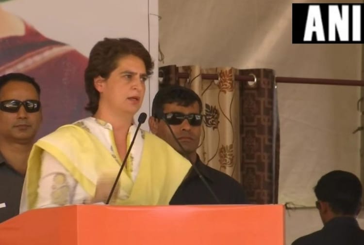 Lok sabha election 2019, Priyanka gandhi rally in Bathinda of Punjab
