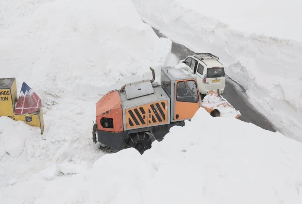 fresh snowfall rohtang and rainfall recorded in himachal