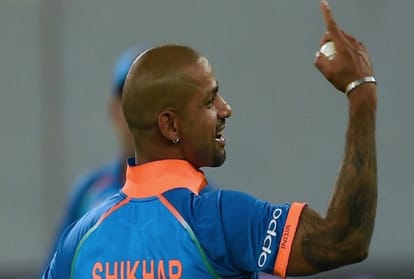Ranji Trophy Shikhar dhawan smashes century playing from delhi against hyderabad