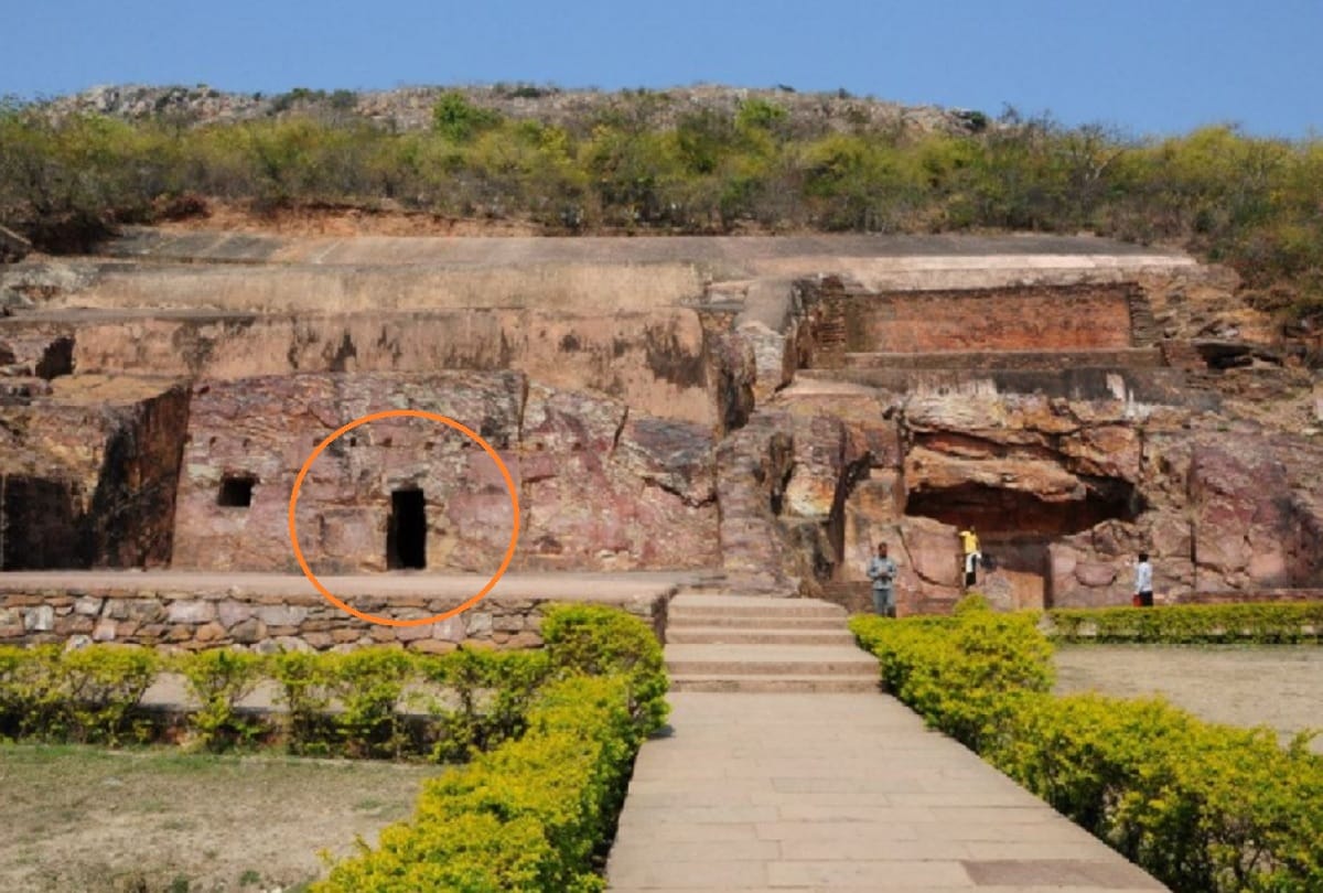 Hidden treasure of magadha empire bimbisara in son bhandar caves rajgir