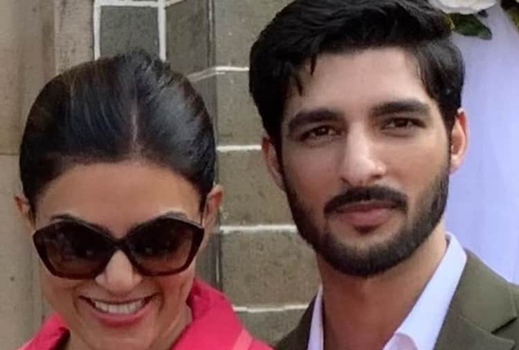 Bollywood Actress Sushmita Sen at Golden Temple with Boy Friend Rohman Shawl